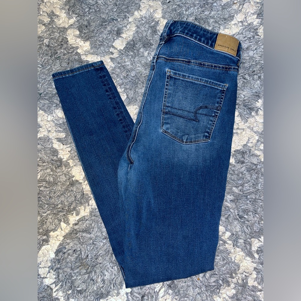 american eagle super high-rise jeggings